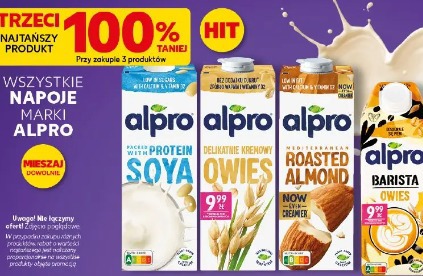 Wszystkie napoje marki Alpro