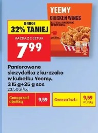 Panierowane skrzydełka z kurczaka w kubełku Yeemy