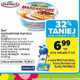 Ser MASCARPONE PIĄTNICA