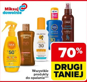 Wszystkie produkty do opalania