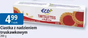 Ciastka z nadzieniem truskawkowym ECO+