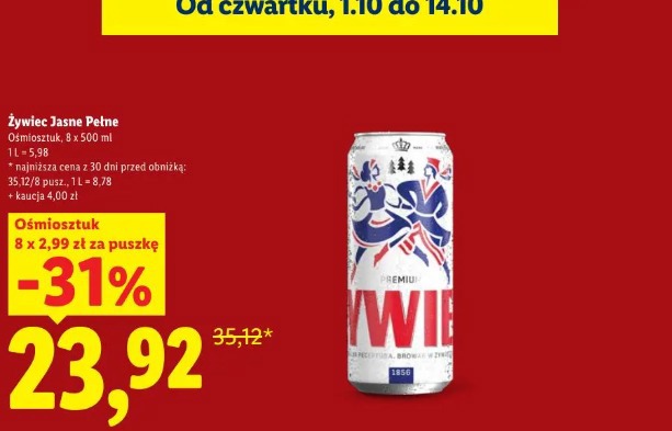 Żywiec jasne pełne