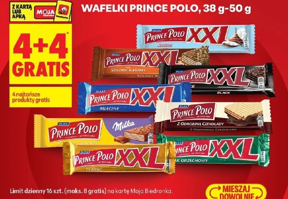 Wafelki Prince Polo 38 g-50 g