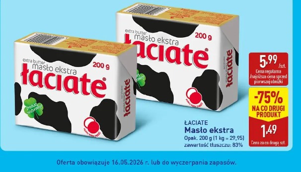 Masło ekstra Łaciate