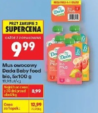 Mus owocowy Dada Baby food bio