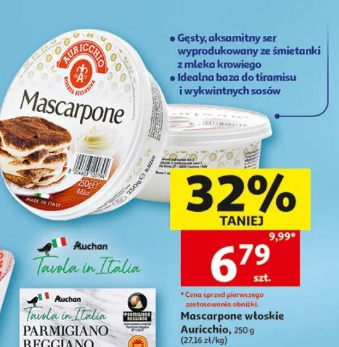Mascarpone włoskie Auricchio