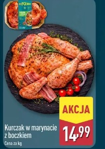 Kurczak w marynacie z boczkiem