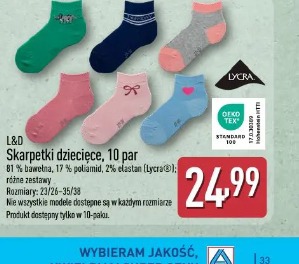 L&D Skarpetki dziecięce, 10 par