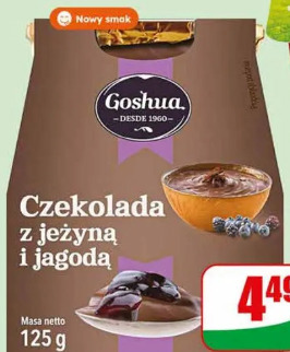 Deser czekolada z jeżyną i jagodą Goshua