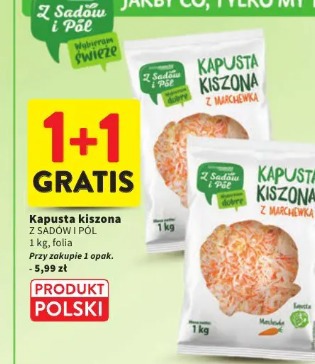 Kapusta kiszona z marchewką Z Sadów i Pól