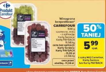 Winogrona bezpestkowe Carrefour
