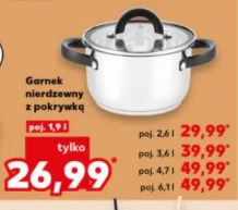 Garnek nierdzewny z pokrywką