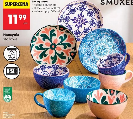 Smukee naczynia stołowe