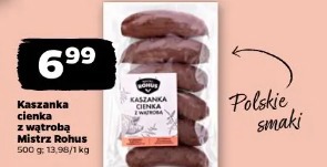 Kaszanka cienka z wątróbą Mistrz Rohus