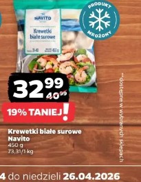 Krewetki białe surowe Navito