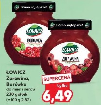 Łowicz Żurawina, Borówka do mięs i serów