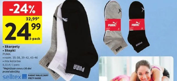 Skarpety stopki Puma