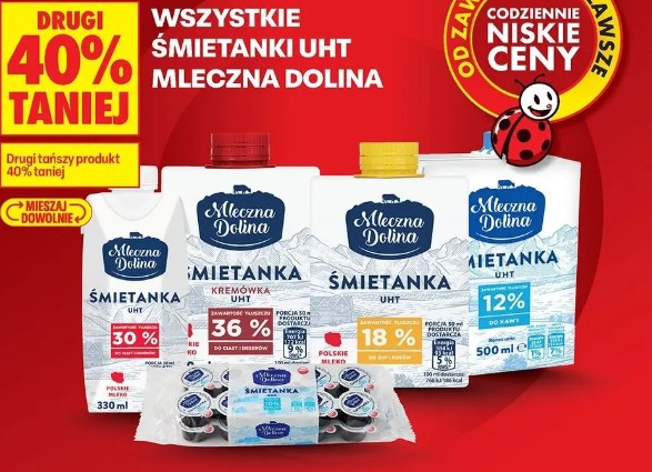 Wszystkie śmietanki UHT Mleczna Dolina