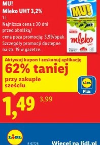 Mu! Mleko UHT 3,2%