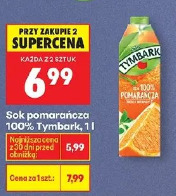 Sok pomarańcza 100% Tymbark