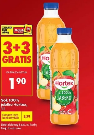 Sok 100% jabłko Hortex 1 l