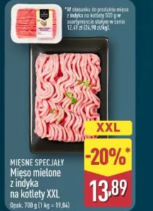 Mięsne Specjały Mięso mielone z indyka na kotlety XXL
