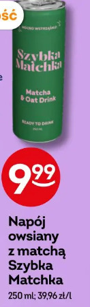 Napój owsiany z matchą Szybka Matchka