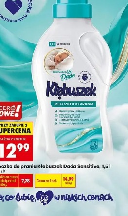 Kłębuszek Dada mleczko do prania Sensitive