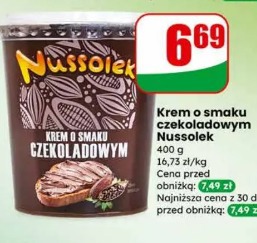 Krem o smaku czekoladowym Nussolek