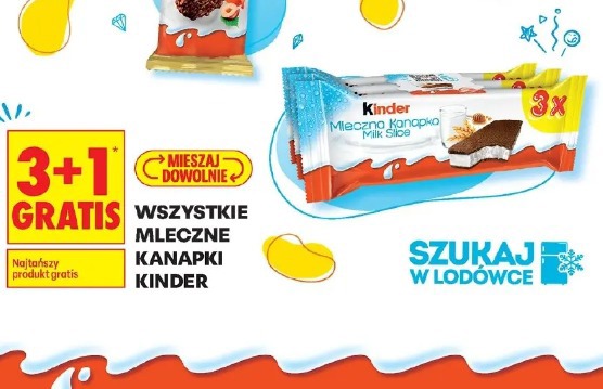 Wszystkie słodycze z lodówki Kinder
