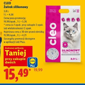 Cleo Żwirek silikonowy