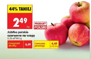 Jabłko polskie czerwone