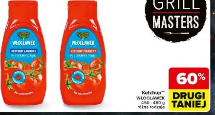 Ketchup Włocławek łagodny, pikantny