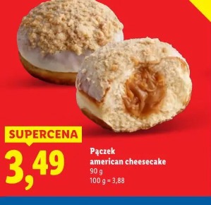 Pączek american cheesecake