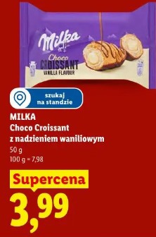 Milka Choco Croissant z nadzieniem waniliowym
