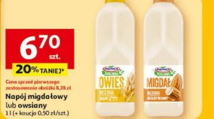 Napój migdałowy lub owsiany