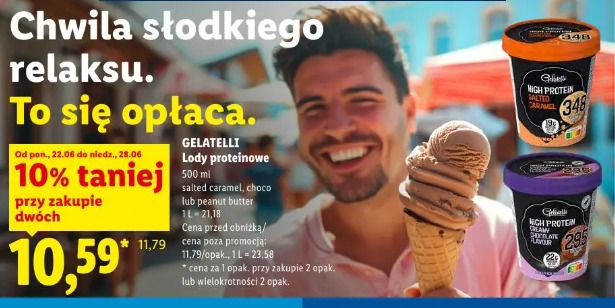 Gelatelli Lody proteinowe