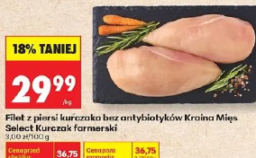 Filet z piersi kurczaka bez antybiotyków Kraina Mięs Select Kurczak farmerski