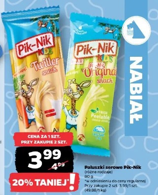 Paluszki serowe Pik-Nik