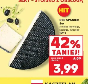 Der Spanier Ser z mleka krowiego, koziego, owczego