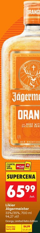Likier Jägermeister Orange, Limited Retro Edition