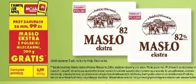 Masło ekstra z polskiej mleczarni