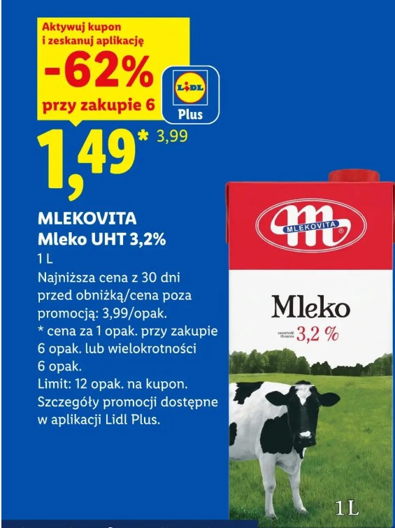 Mlekovita Mleko UHT 3,2%