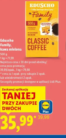 Eduscho Family, kawa mielona