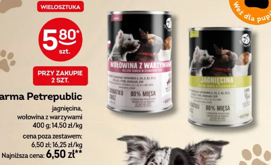 Karma Petrepublic jagnięcina, wołowina z warzywami