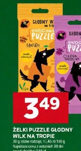 Żelki puzzle Głodny Wilk na tropie