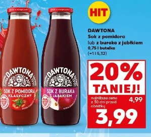 Dawtona Sok z buraka z jabłkiem