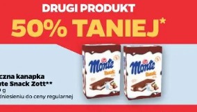 Mleczna kanapka Monte Snack Zott
