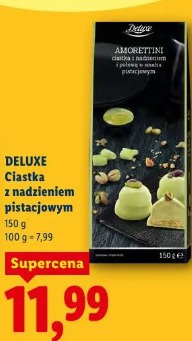 Deluxe Ciastka z nadzieniem pistacjowym