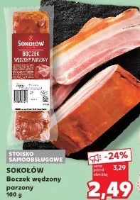 Boczek wędzony parzony Sokołów